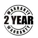 2 year warranty on parts*