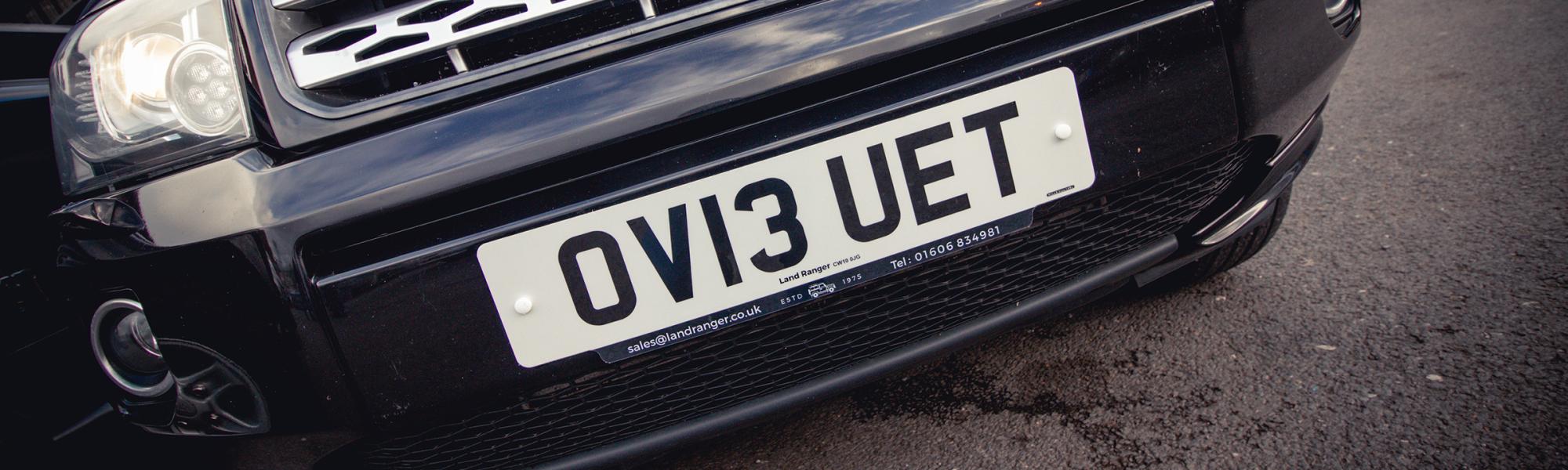 Replacement Number Plates | Ranger Rovers, Land Rover, Jaguar